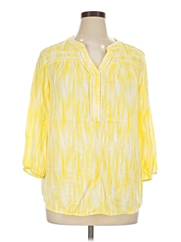 Intro 3/4 Sleeve Blouse (view 1)