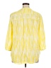 Intro 100% Rayon Yellow 3/4 Sleeve Blouse Size XL - photo 2