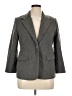 Lord & Taylor Chevron-herringbone Gray Wool Blazer Size 14 Petite - photo 1