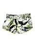 Hurley 100% Polyester Print Green Shorts Size 9 - photo 2