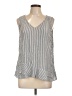 a.n.a. A New Approach 100% Rayon Silver Sleeveless Blouse Size L - photo 1