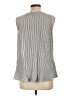a.n.a. A New Approach 100% Rayon Silver Sleeveless Blouse Size L - photo 2