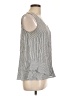 a.n.a. A New Approach 100% Rayon Silver Sleeveless Blouse Size L - photo 4