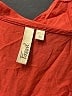 Fossil Orange Short Sleeve Blouse Size M - photo 7