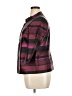Talbots 100% Silk Stripes Burgundy 3/4 Sleeve Silk Top Size 14 - photo 5