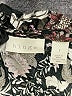 Hinge 100% Viscose Paisley Black Long Sleeve Blouse Size L - photo 7