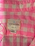 Crewcuts Checkered-gingham Pink Short Sleeve Button-Down Shirt Size 4 - 6 - photo 3
