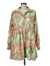 TCEC 100% Polyester Paisley Green Casual Dress Size M - photo 1