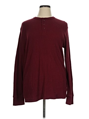 Merona Long Sleeve Henley (view 1)