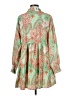 TCEC 100% Polyester Paisley Green Casual Dress Size M - photo 2