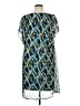 Merona 100% Polyester Print Blue Casual Dress Size XL - photo 2