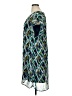 Merona 100% Polyester Print Blue Casual Dress Size XL - photo 5