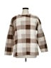 Cuddl Duds 100% Polyester Checkered-gingham Brown Pullover Sweater Size 1X - photo 1