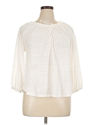 Cable & Gauge 3/4 Sleeve Blouse (view 1)