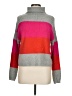 Cliche Color Block Gray Pullover Sweater Size M - photo 1