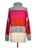 Cliche Color Block Gray Pullover Sweater Size M - photo 2