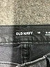 Old Navy Color Block Black Jeans Size 10 - photo 7