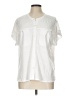 Lilla P White Short Sleeve Blouse Size L - photo 1