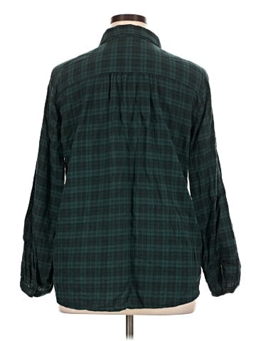 Ann Taylor LOFT Outlet Long Sleeve Button-Down Shirt (view 2)
