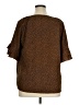 Shein Curve 100% Polyester Brown Short Sleeve Blouse Size 14 Plus (1) - photo 2