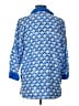 Sigrid Olsen Blue 3/4 Sleeve Blouse Size L - photo 2