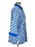 Sigrid Olsen Blue 3/4 Sleeve Blouse Size L - photo 4