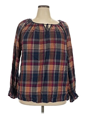 Chaps Long Sleeve Blouse (view 1)