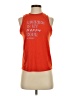 Brooks Graphic Orange Sleeveless T-Shirt Size S - photo 1