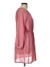 Cals 100% Polyester Solid Pink Casual Dress Size L - photo 4