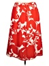 41Hawthorn 100% Polyester Print Red Casual Skirt Size L - photo 2