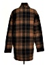 10 Tree 100% Organic Cotton Plaid Brown Coat Size XS - photo 2