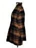 10 Tree 100% Organic Cotton Plaid Brown Coat Size XS - photo 5