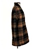 10 Tree 100% Organic Cotton Plaid Brown Coat Size XS - photo 4