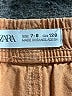 Zara Solid Tan Khaki Shorts Size 7 - 8 - photo 3
