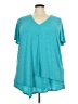 Avenue Teal Short Sleeve Top Size 22 Plus - photo 1