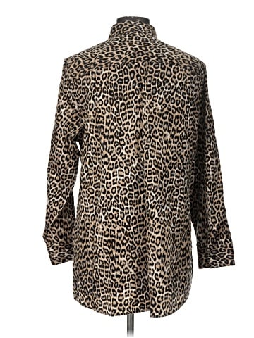 Chico's 3/4 Sleeve Button-Down Shirt (view 2)