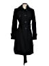 Anne Klein Black Trenchcoat Size 4 - photo 1