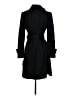 Anne Klein Black Trenchcoat Size 4 - photo 2