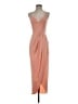Shona Joy 100% Polyester Pink Cocktail Dress Size 4 - photo 1