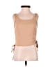 Shein 100% Polyester Tan Sleeveless T-Shirt Size S - photo 1