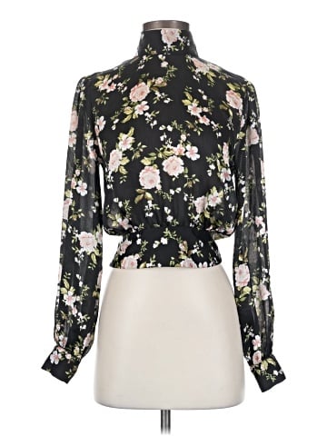 Topshop Long Sleeve Blouse (view 1)