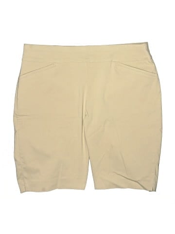 Weekends by Chico's Khaki Shorts (view 1)