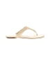 Talbots Ivory Flip Flops Size 8 - photo 1