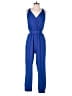 Charlie Jade Solid Blue Jumpsuit Size S - photo 1