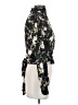 Topshop 100% Polyester Floral Black Long Sleeve Blouse Size 2 - photo 4