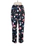 J.Crew 100% Polyester Floral Black Casual Pants Size 8 - photo 2