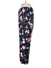 J.Crew 100% Polyester Floral Black Casual Pants Size 8 - photo 5