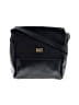 LOGO 100% Leather Black Leather Crossbody Bag One size - photo 1