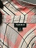 Torrid 100% Rayon Plaid Pink 3/4 Sleeve Button-Down Shirt Size 3X Plus (3) - photo 7