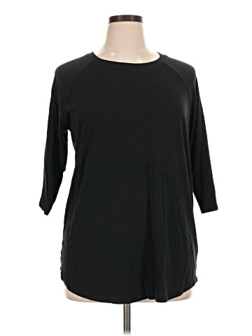 Torrid 3/4 Sleeve T-Shirt (view 1)